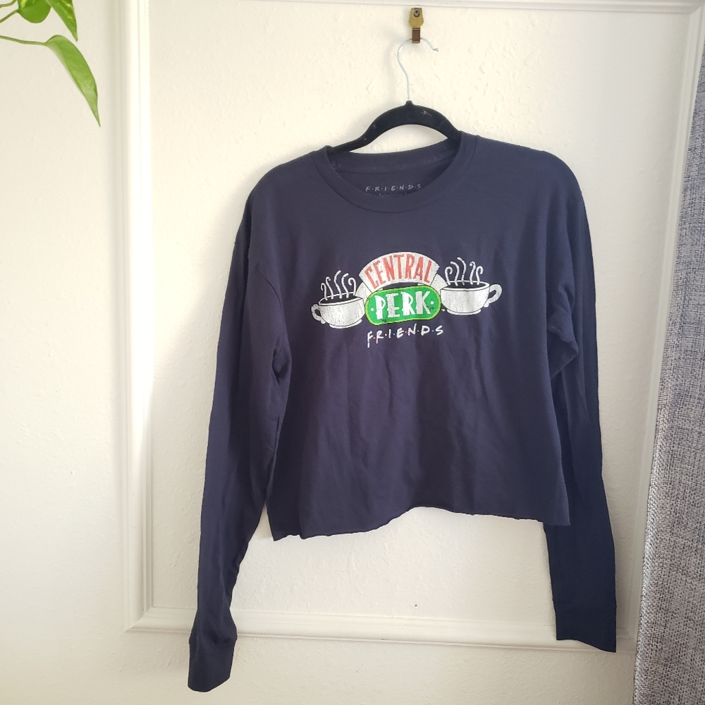 Friends central perk crop shirt